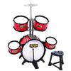 Keezi Kids 7 Drum Set Junior Drums Kit Musical Play Toys Childrens Mini Big Band - CastleToys.com.au