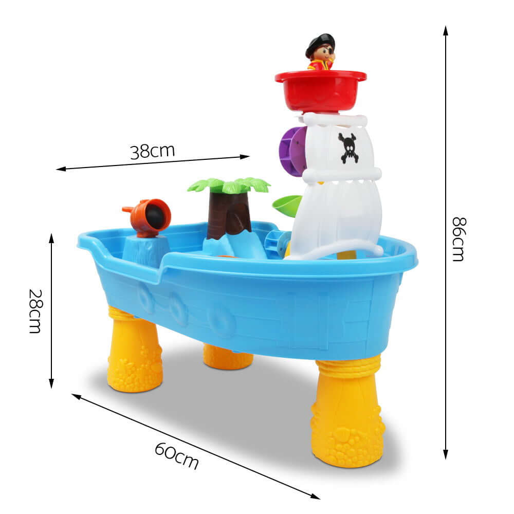 Keezi Kids Sandpit Pretend Play Set Sand Water Table Outdoor Beach Toy Children - CastleToys.com.au