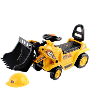 Keezi Ride On Car Toys Kids Excavator Bulldozer Sandpit Digger Car Pretend Play - CastleToys.com.au